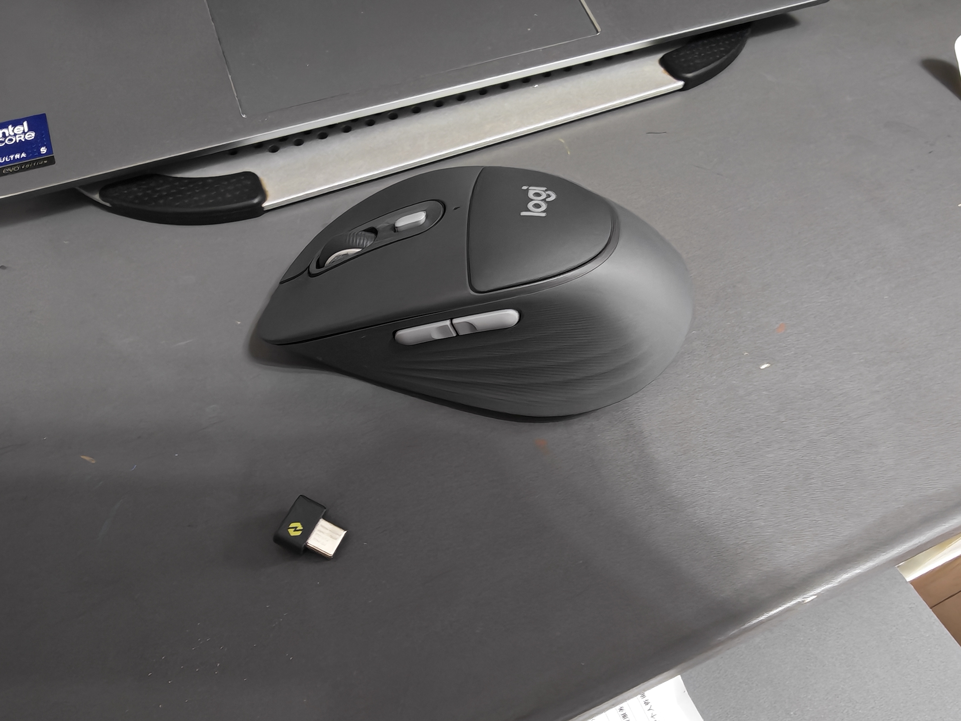 罗技（Logitech）M850L蓝牙无线鼠标 商用版 办公轻音鼠标 支持3台设备切换 2年质保 双模 mac ipad鼠标 商务便携 实拍图