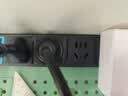 公牛（BULL）新国标PDU过载保护桌面机柜插座/插线板/插排/排插/接线板/拖线板 8位无线总控开关GNE-108EW 实拍图