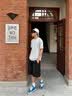 OEMG 美式高街解构重磅280g正肩短袖T恤男士夏季新款潮牌boxy宽松半袖 白花灰 【高品质】 XL [建议140-160斤] 实拍图