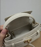 CHARLES&KEITH鳄鱼纹凯莉包手提斜挎婚包包女包生日礼物送女友CK2-50270880-1 Ivory象牙色 S 实拍图