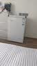 海尔（Haier）100L单温小冰箱迷你冰箱小型家用小冰柜冷柜冷冻冷藏转换一级能效深冷减霜大容量BC/BD-100GHW9D 实拍图