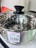美厨（MAXCOOK）蒸锅 304不锈钢26cm单层蒸锅 加厚复合底燃气炉电磁炉通用 实拍图