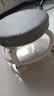 【京喜甄选】椅子万向轮美缝凳子带轮旋转擦地矮凳美甲修脚凳滑轮 儿童凳-深灰色款 实拍图