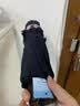 天堂伞 加大雨伞三折 经典商务伞格纹10骨加大雨伞男女 藏青 实拍图