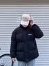 艾漫登棉服男外套男款秋冬季防寒2026新款棉衣男装羽绒面包衣服棉袄男士 XZ800T 黑色 XL 115-145斤优先发货 实拍图