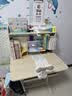 忆瞳儿童学习桌小学生书桌可升降桌椅套装桌子家用可升降学生书桌 楹木高书架+高端工学椅+国A灯蓝 实拍图