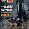 胜丽 雨鞋高筒防水鞋户外雨天耐磨胶鞋不易滑雨靴黑色FPB337 42码 1双 实拍图