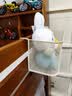 GERTHRON德国宿舍床头置物架床边挂篮上铺神器学生寝室床上好物挂式零食收 奶白-加大号 【送4根扎带/加宽加厚】 实拍图