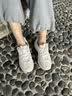 斯凯奇（Skechers）熊猫鞋秋季流行女鞋老爹鞋厚底增高耐磨休闲运动鞋 自然色/NAT 37 【正码正拍】 实拍图