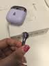 漫步者（EDIFIER）【次日达】Lolli Air真无线蓝牙耳机半入耳式蓝牙V6.0通话降噪AI翻译耳机超长续航Pro节日礼物设备 【电镀皮纹设计】冰鸢紫+入会立减5元 实拍图