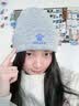 卡尔美（KELME）帽子男女秋冬季保暖户外滑雪毛线帽冷帽针织帽骑行防寒运动护耳帽 实拍图