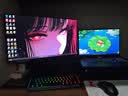 SANC盛色23.8英寸2K原生180Hz FastIPS显示器 硬件低蓝光 小夜灯耳机挂架 电脑电竞屏幕 G52E Max 实拍图