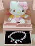 潮色绘三丽鸥hellokitty水晶手链女手串女生生日礼物女士轻奢礼物盒6021 实拍图