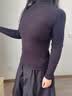 猫人半高领打底衫女2026新款加绒加厚春季德绒保暖内搭长袖羊毛针织衫 实拍图