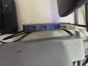 优越者USB3.0分线器hub集线器加长线4口usb拓展坞带Type-C供电口电脑一拖四扩展器键鼠u盘转接头1.2米 实拍图