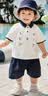 巴拉巴拉童装儿童短袖套装婴儿夏装2026新款男童宝宝Polo衫两件套t恤裤子 实拍图
