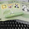 得力熊猫3D打印笔无线低温绘画笔启蒙玩具涂鸦笔手工DIY礼盒套装开学 附10色耗材生日毕业礼物 实拍图