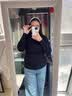 猫人【德绒羊毛】高领打底衫女春季保暖针织毛衣长袖内搭T恤衫上衣 实拍图