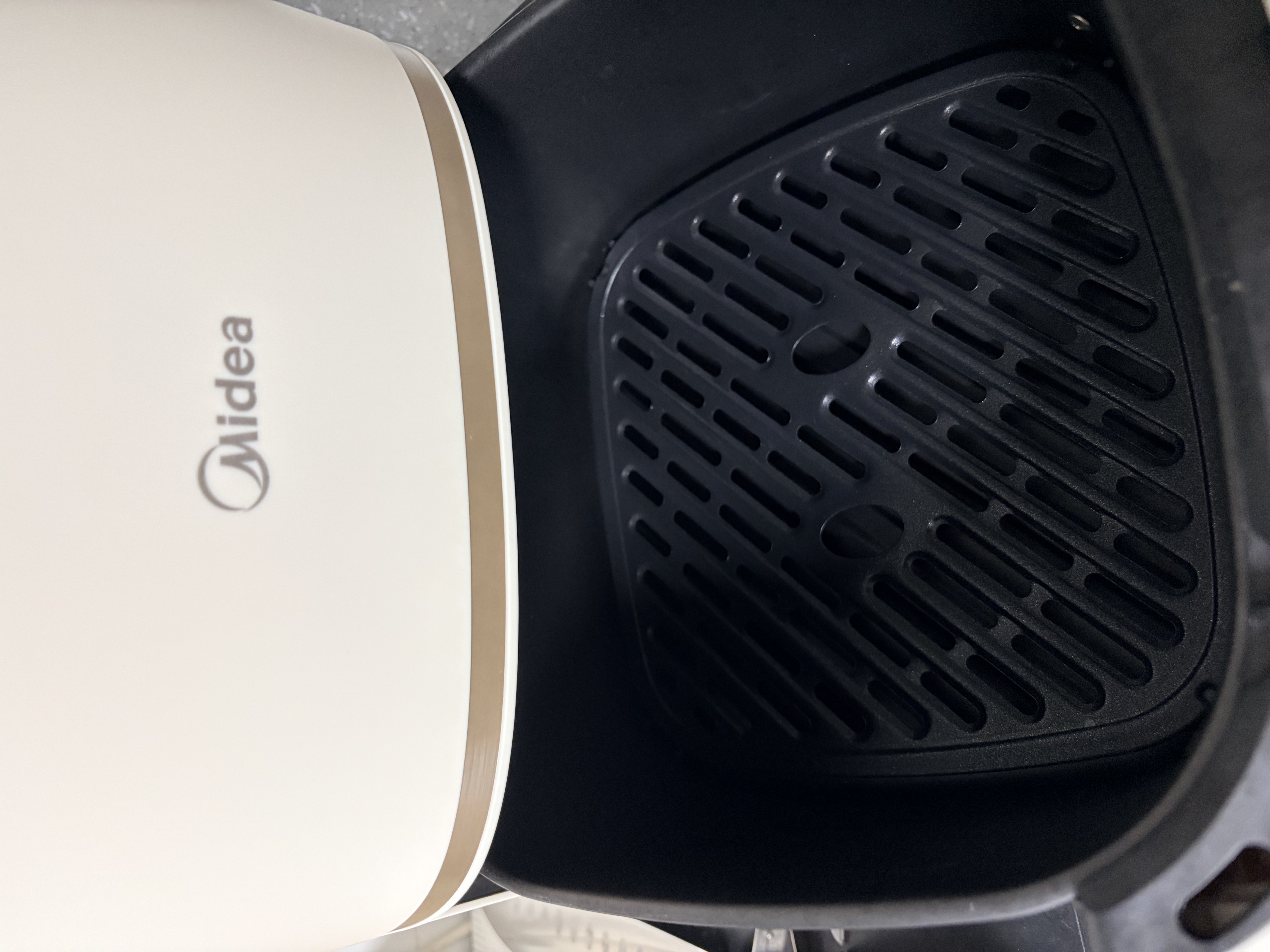 美的（Midea）炎烤双热源免翻面空气炸锅小家电家用多功能蒸烤一体可视热风循环蒸汽嫩炸金属内腔KZC5394 实拍图