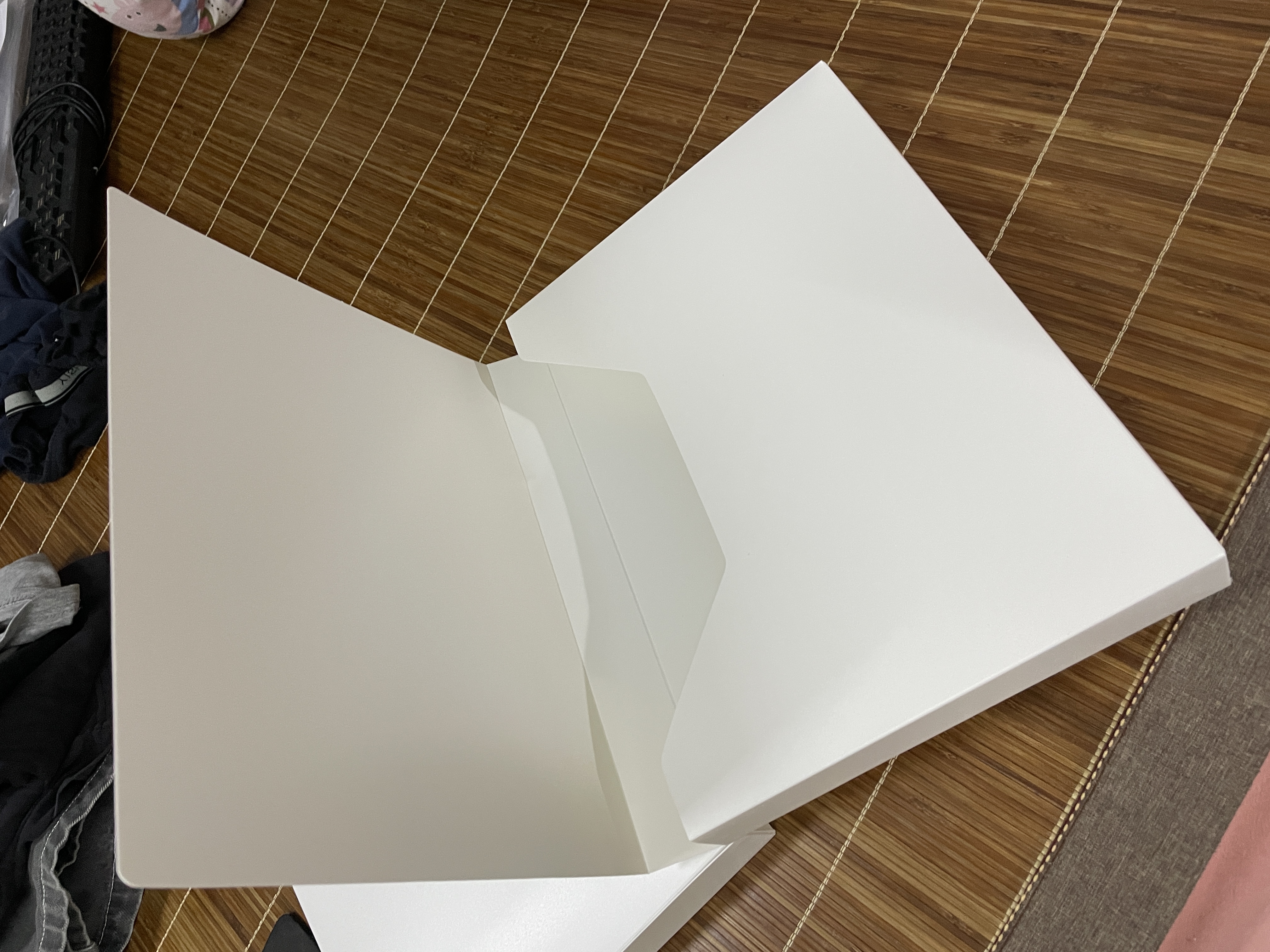 三木（SUNWOOD）名匠系列A4/35mm抽拉式储仓式简约档案盒 1个装 白色 MC835 实拍图