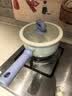 帅康（Sacon）奶锅不粘锅宝宝辅食锅婴儿小奶锅蒸煮一体陶瓷汤锅带蒸笼小锅18CM 实拍图