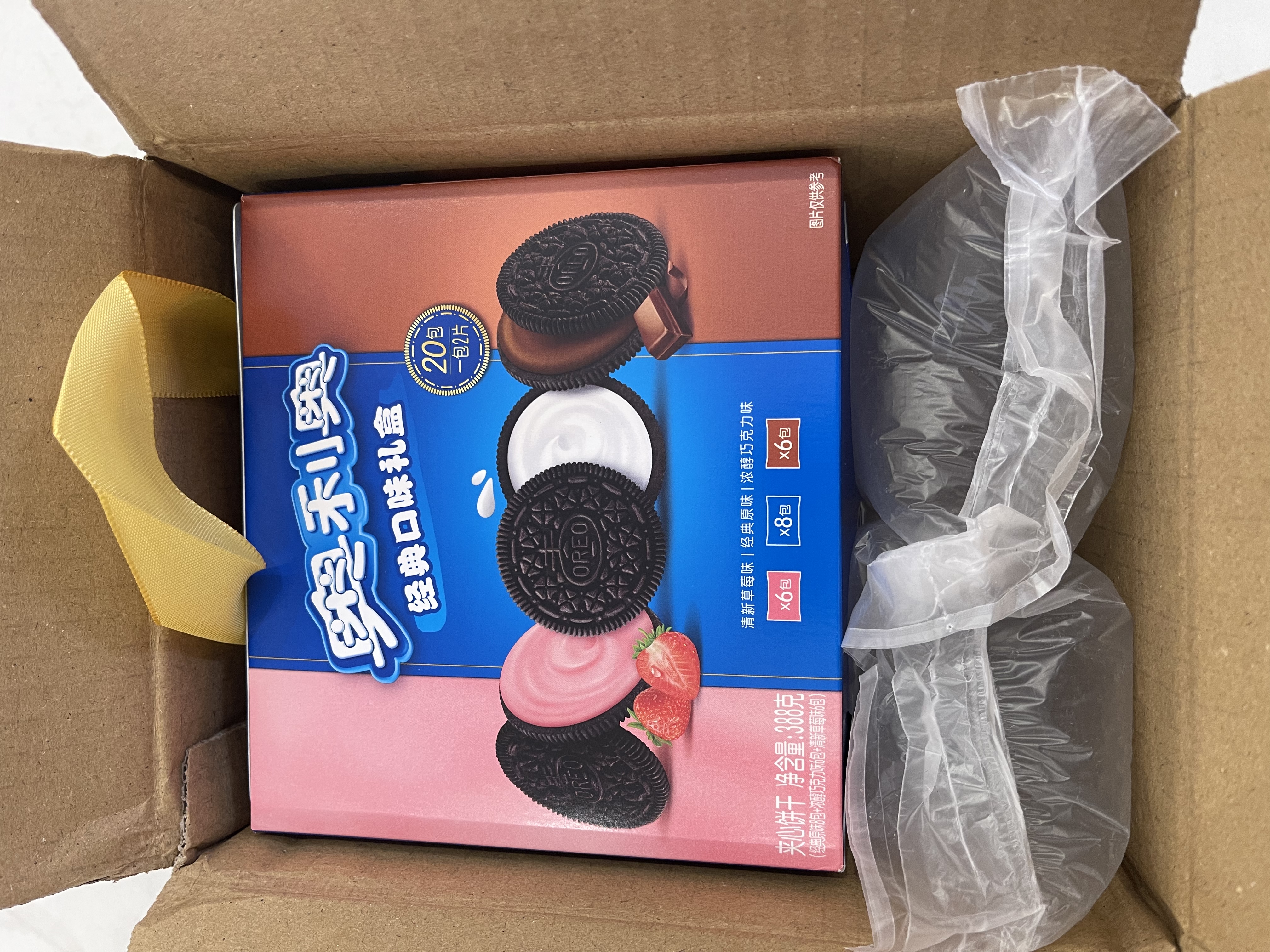 奥利奥（Oreo）夹心饼干玩心礼盒混合三口味388g 休闲零食大礼包早餐下午茶 实拍图