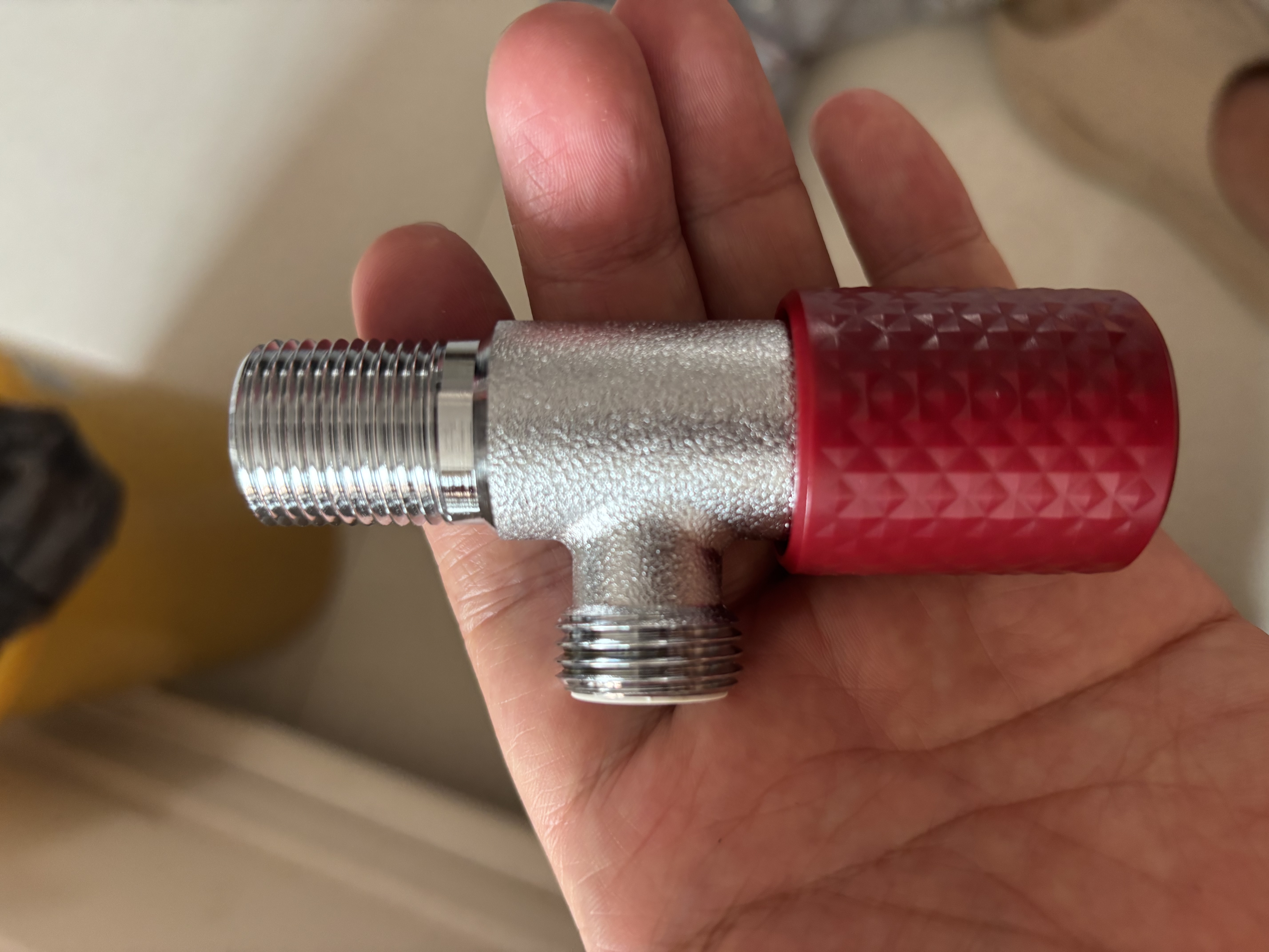 恒洁（HEGII）角阀 加厚铜合金家用三角阀马桶止水阀冷热水健康角阀HMA916-H 实拍图