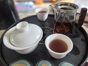 京东京造 茶杯盖碗  360°旋转可悬停功夫泡茶盖碗茶具羊脂玉瓷薄胎150ml 实拍图