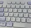 联想（Lenovo）无线键盘鼠标套装 键鼠套装 全尺寸键盘 商务办公 USB 适用笔记本台式机一体机 KN220/T221 紫色 实拍图