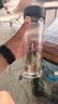 富光双层玻璃杯水杯子茶水分离泡茶杯男女士高颜值团购定制400ML 实拍图