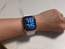 Apple/苹果 Watch S11 智能手表GPS款46毫米玫瑰金色铝金属表壳淡桃粉色运动型表带S/M MEVT4CH/B 实拍图
