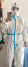 胜丽T-Gard® D级防护服连体全身连帽无尘防尘服一次性防护服隔离衣防粉尘防水喷漆工作服 T-Gard 255 XL码 1件 实拍图