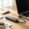 联想Type-C拓展坞扩展坞转USB3.0高速转接器四合一USB-CHub集线器转换头适用笔记本电脑华为小新 实拍图