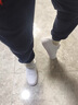 特步情侣男女板鞋小白鞋空军一号秋季革面耐磨百搭运动板鞋休闲鞋 实拍图