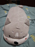 名创优品（MINISO）趴姿大号趣味狗狗毛绒公仔儿童玩具玩偶抱枕生日礼物女 灰色 实拍图