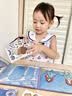 兰酷帕冰雪公主磁力安静书贴纸美人鱼换装贴纸手工diy玩具女孩生日礼物 实拍图
