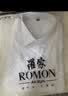 罗蒙（ROMON）短袖衬衫男士夏季半袖上衣服衬衣商务纯色正装 白色  2XL 实拍图
