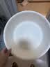 MUJI 聚丙烯热水盆 脸盆洗衣盆家用加厚盆 泡脚盆 MB08CC2S 白色中 外口径320mm*高105mm/约5.8L 实拍图