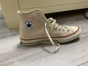 匡威（Converse）男鞋女鞋 ALL STAR系列经典帆布鞋休闲情侣休闲鞋学生板鞋 【厚底增高】中性低帮帆布鞋 A06557 43 实拍图
