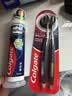 高露洁（Colgate）48孔宽头软毛牙刷成人高端牙刷男士深层清洁炭丝护龈去渍美白2支 实拍图