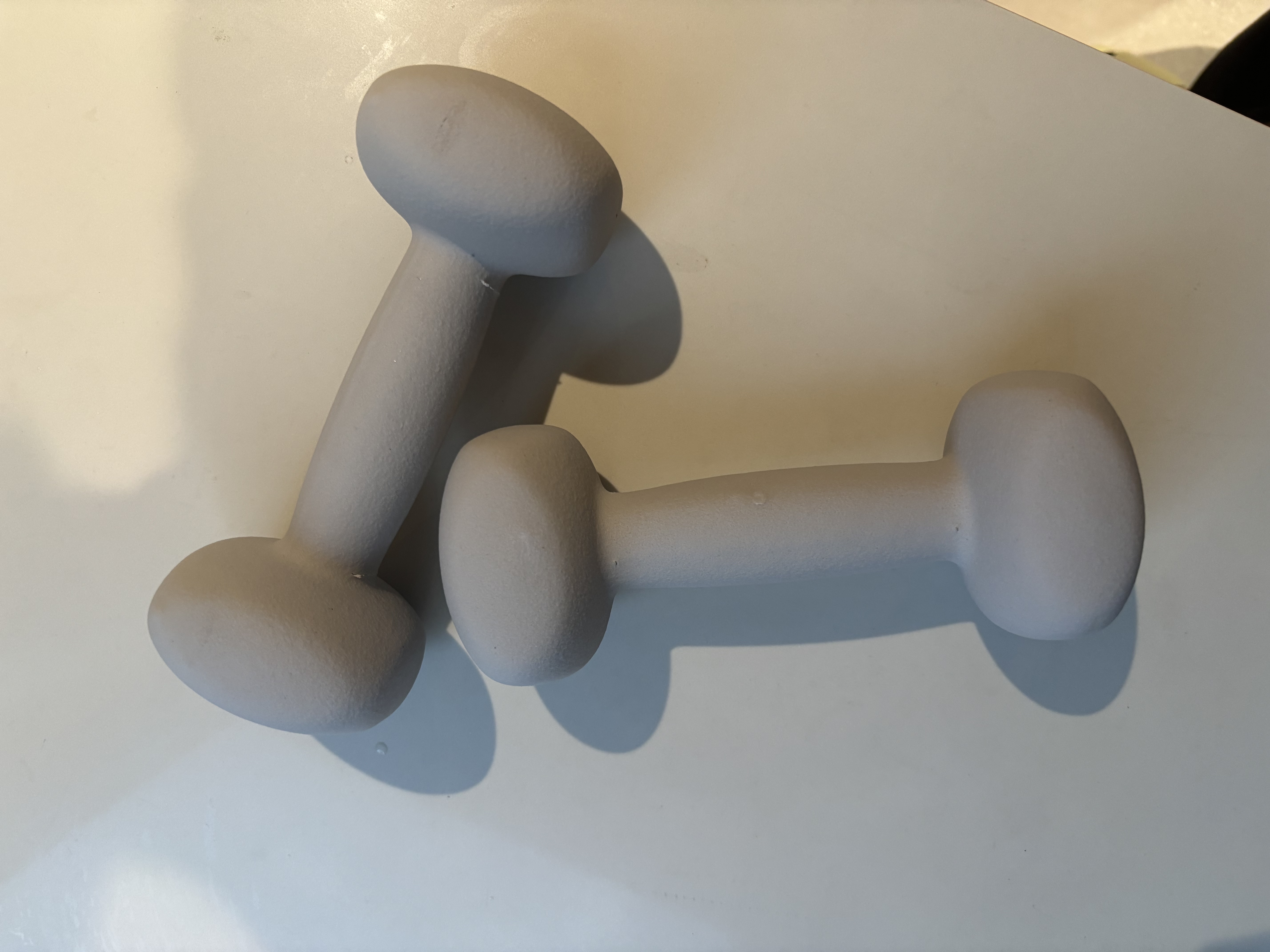 yottoy哑铃男士女士健身家用2.3kg实心铸铁家庭锻炼器材青少年 5LB*2 实拍图