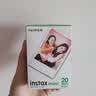 INSTAX富士instax立拍立得 mini相纸 白边双包20张+闪闪星钻边框贴 实拍图