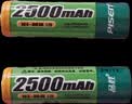 品胜 5号充电电池 五号AA镍氢电池 适用于KTV话筒/玩具/数码相机/鼠标键盘等 2500mAh(2只装) 实拍图