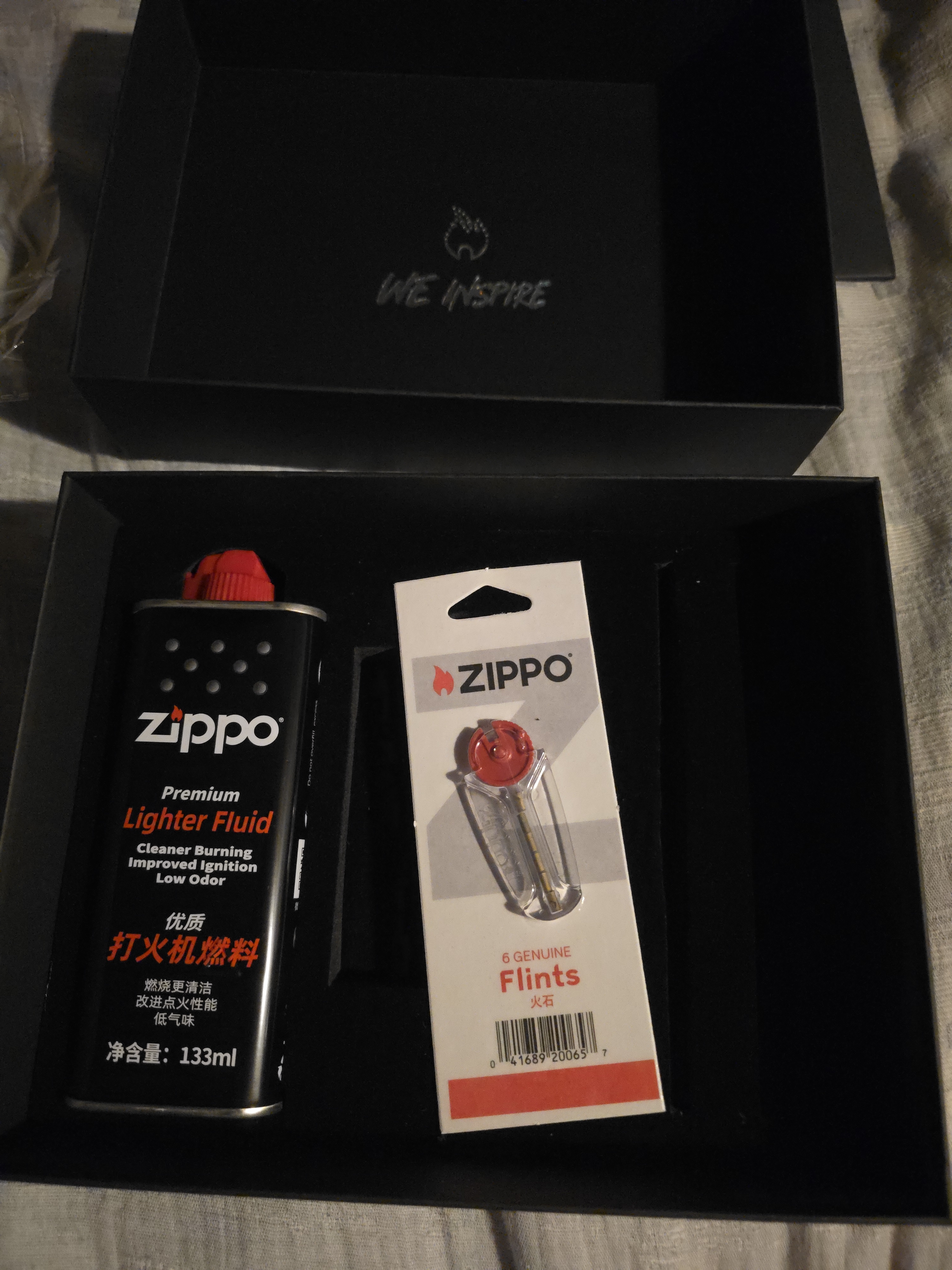 ZIPPO之宝配件耗材 小油套 打火机油 小油*1+火石*1+礼盒+礼袋 实拍图