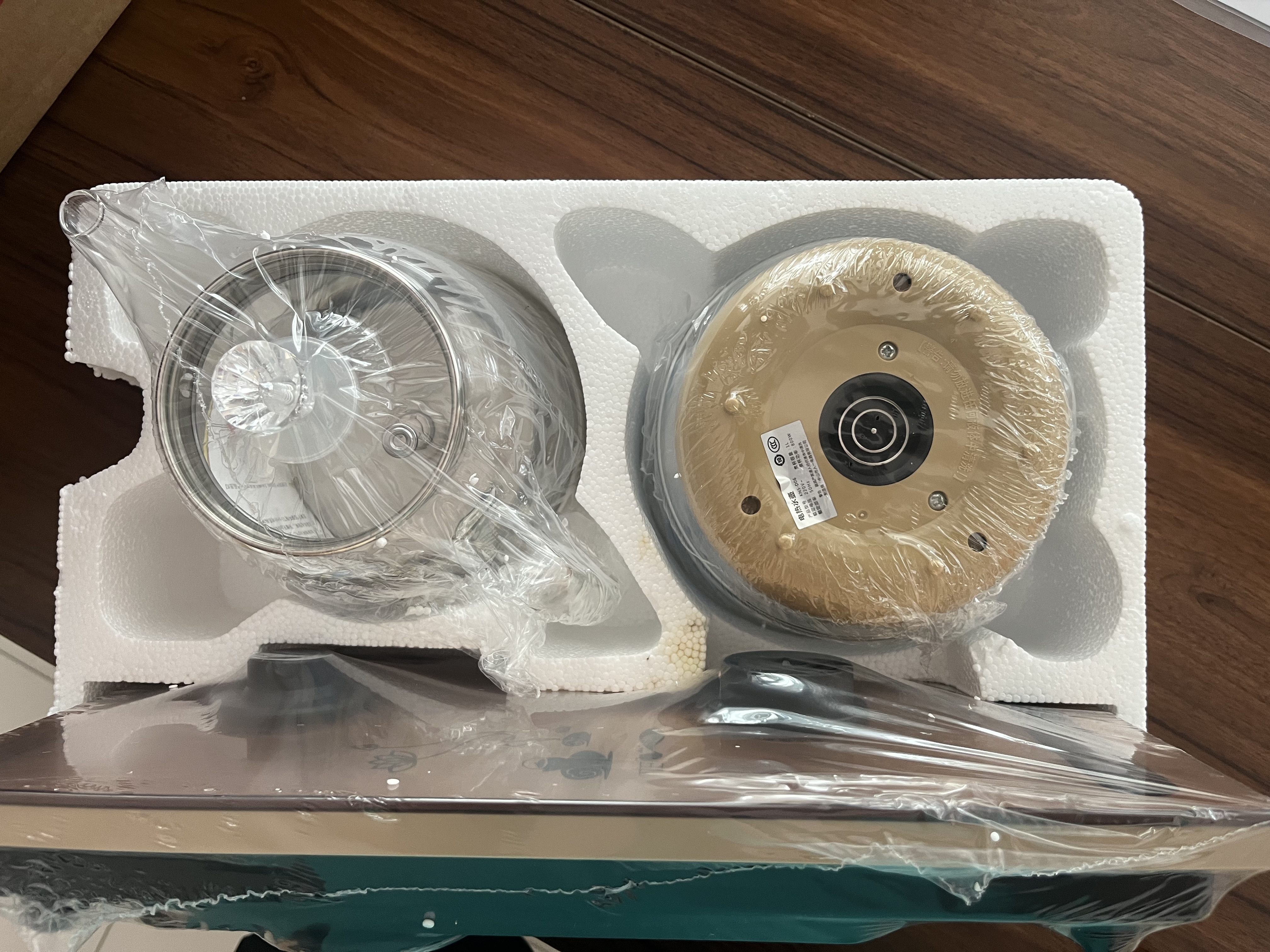 友家铺子（Biooner）全自动上水电热水壶烧水壶家用办公茶台一体机茶桌茶几嵌入式茶具套装 玫瑰金清洁款 实拍图