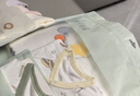 十月结晶婴儿半背衣新生儿衣服宝宝纯棉网眼短袖上衣夏季薄款A类0-3月 实拍图