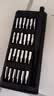 手工工具套装实验DIY多功能精密32合一24合一皮包款12合一螺丝刀起子手机电脑笔记本维修 工具盒25合一（塑料杆）颜色随机 实拍图