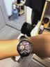 华为HUAWEI WATCH 5 46mm高端款航天级钛合金表壳银河紫素皮复合表带首创X-TAP智感窗 实拍图