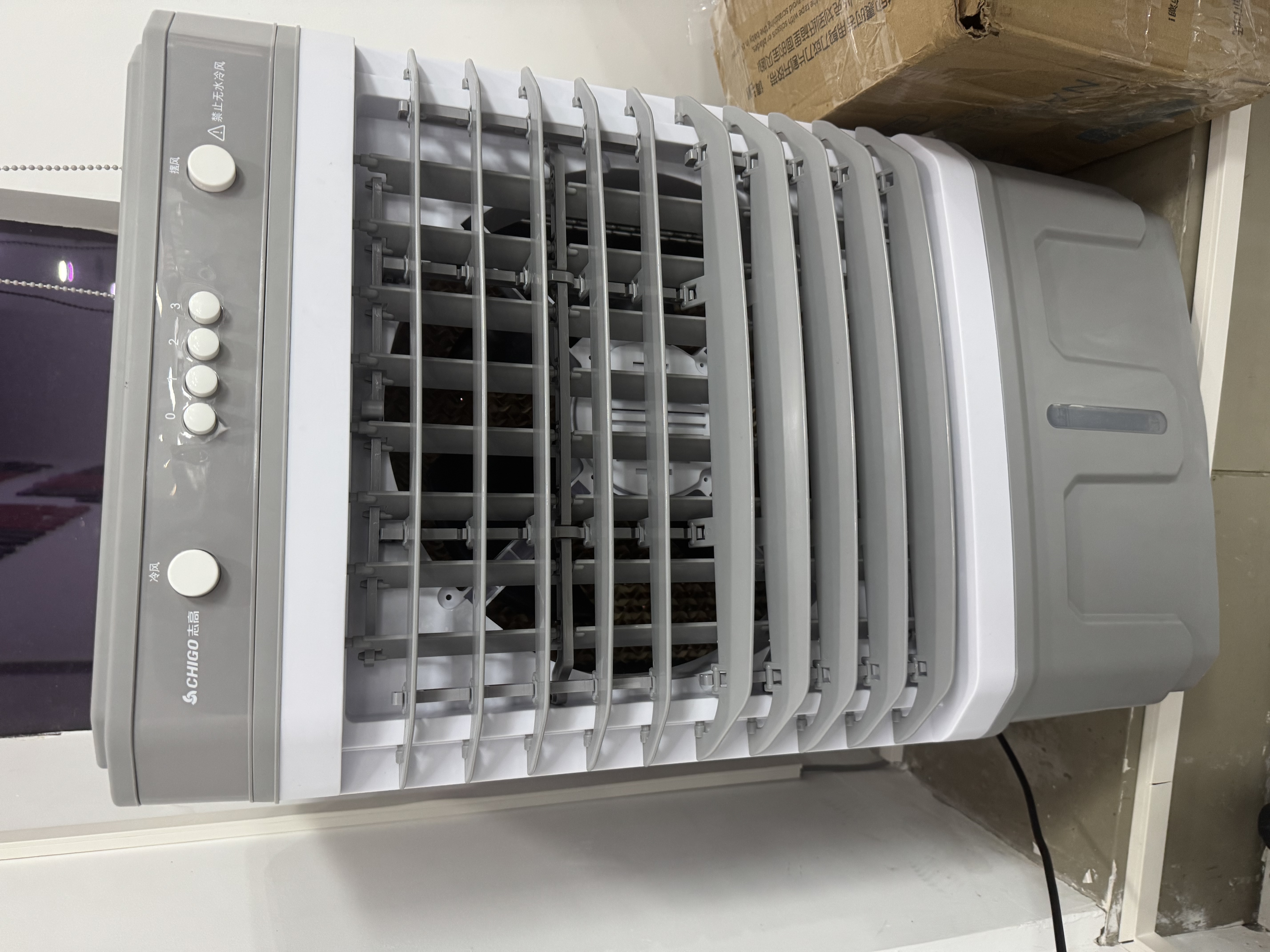 志高（CHIGO）工业冷风机空调扇强力制冷风扇大型商用家用水冷空调扇可移动大风量厨房车间工厂店铺 0.8米【机械/适用30平】家用款首选 实拍图
