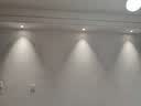 雷士（NVC）射灯led防眩36°/24°射灯嵌入式天花灯网红小山丘背景墙客厅卧室 弧影Ra98-白-7W暖白光开孔75mm 实拍图